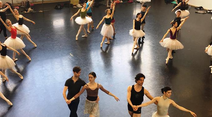 Proben zu "Diamonds" beim Staatsballett Berlin