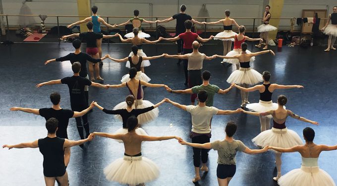 Proben zu "Diamonds" beim Staatsballett Berlin